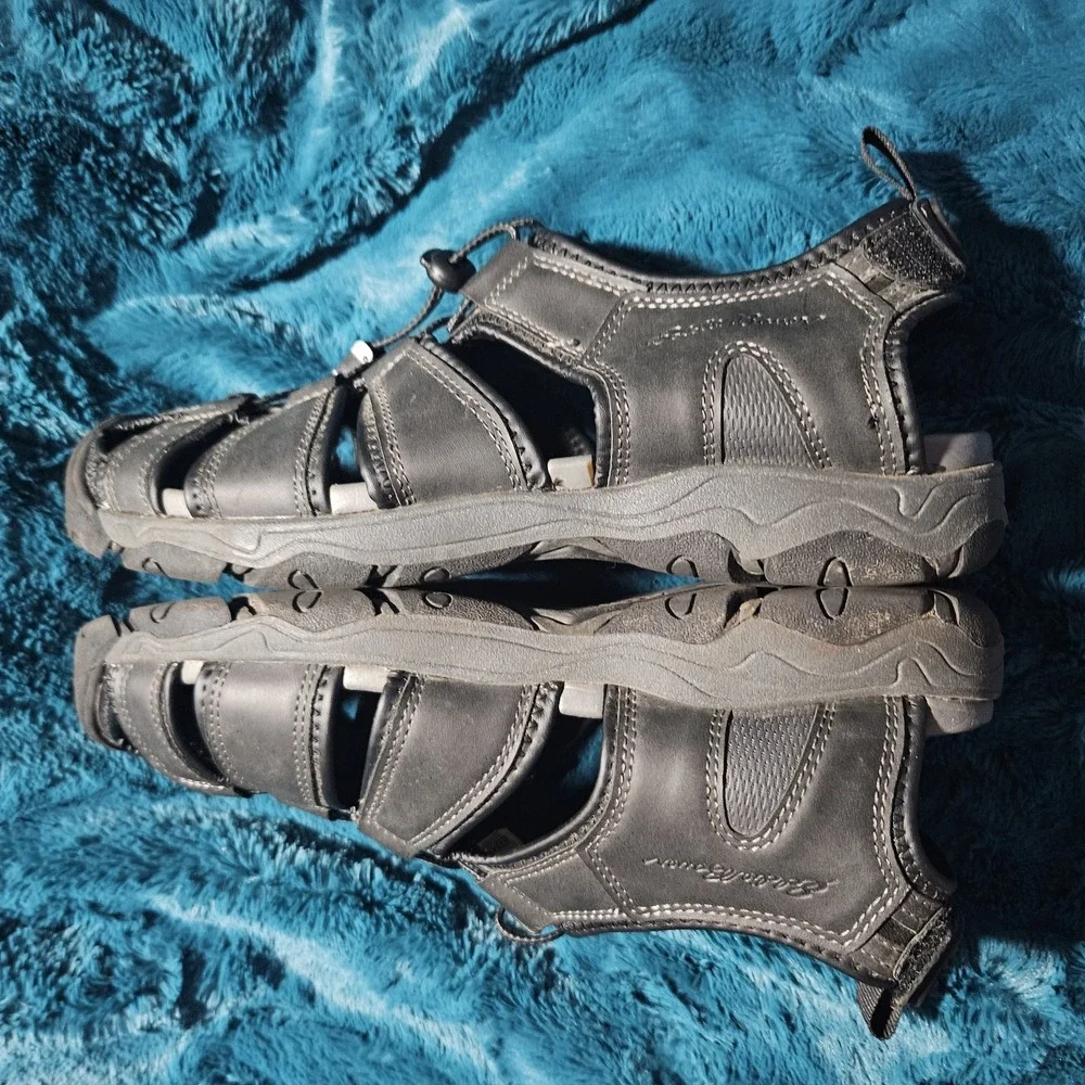 Eddie Bauer Men's‎ Hiking Sandals Meridian Man Made Closed Toe Gray Size 11M